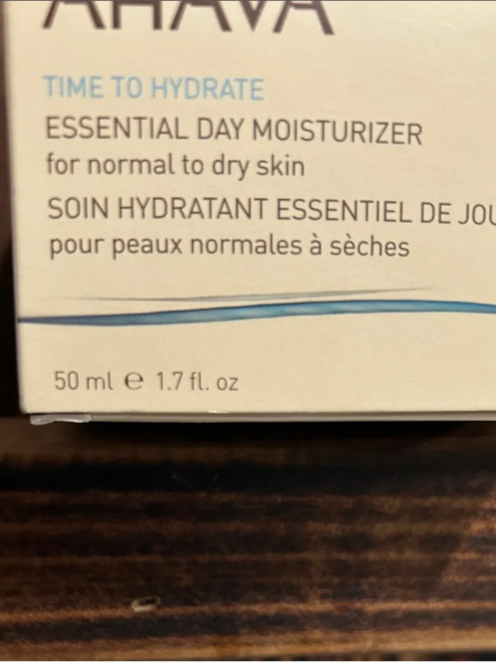 AHAVA daily moisturizer